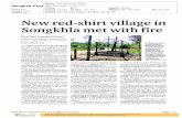 พุธ 16 05 2555 Red-shirt village in Songkhla met with fire BP