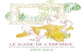 Guide de l'enfance 2012-2013