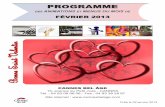 Programme Février 2013