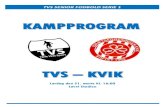 Kampprogram TVS-KVIK 310312