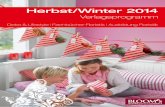 BLOOM's-Verlagsprogramm Herbst/Winter 2014