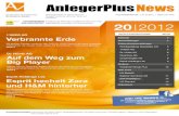 AnlegerPlus News 20/2012