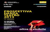 Prospettiva Danza Teatro 2013 "Oltre il visibile"