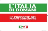 L'Italia di domani - Le proposte del Partito Democratico