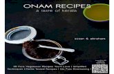 Recipes of Onam Festival