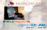 Programa escolar Museo del Libro 2011-2012
