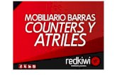 MOBILIARIO BARRAS, COUNTERS Y ATRILES