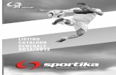 Cennik produktów 2012 Sportika