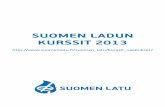 Suomen Ladun kurssit 2013
