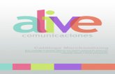 Catálogo Alive Comunicaciones Merchandising