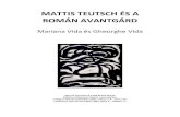 Mattis teutsch és a román avantgárd