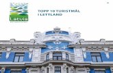 Broschyren "TOP 10 turistmål i Lettland"