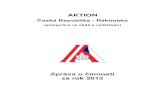Aktion Česká republika - Rakousko - Zpráva o činnosti 2012 - čj