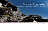 SuisseEnergie - Rapport annuel 2012 / 2013