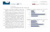 La povertà in Italia - Istat 17 Luglio 2012