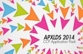 APXLDS 2014 CCP Application Pack