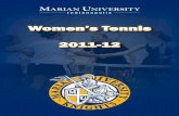 2011-12 Women's Tennis Guide