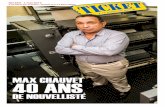 Max Chauvet 40 ans de Nouvelliste