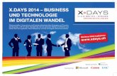 X.DAYS 2014 – BUSINESS UND TECHNOLOGIE IM DIGITALEN WANDEL