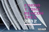 Catalogue formation 2012
