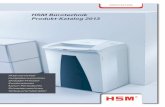 HSM Bürotechnik  Produkt-Katalog 2013