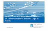 Proxecto de elaboración do Plan director de telecomunicacións de banda larga en Galicia