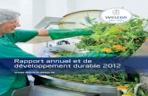 Rapport annuel et de développement durable Weleda 2012
