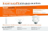 topsoft Magazin 1-12: Business Software ist mehr als eine Lösung
