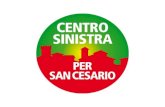 Diapositive del Programma del Centro Sinistra per San Cesario