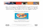 Memorias Ier Congreso Internacional Innovación Educativa y Retos de la Docencia Jurídica  Siglo XXI