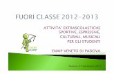 Attività Fuori Classe Padova 2012-2013