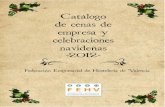 Catálogo Cenas Empresa y Navidad 2012