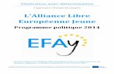 European Free Alliance Youth Political Manifesto 2014 French