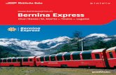 RhB Broschüre Bernina Express