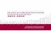 Plan d’orientations stratégiques 2012-2016