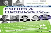 Kutsu ESIMIES & HENKILÖSTÖ 2013 -tapahtumaan!