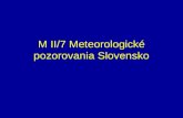 Meteorologické pozorovania na Slovensku