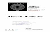 Dossier de Presse -  VERSARI - Ostinato