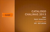 CATALOGO CHALINAS GAAP 2013