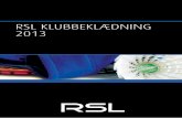 RSL Kollektion 2013