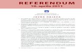 Javna objava - referendum 10.4.2011