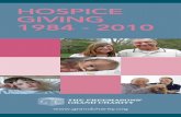 Hospice Giving 1984 - 2010