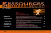 Ressources Spirituelles N° 7 Été 2003