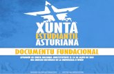 Xunta Estudiantil Asturiana - Documentu Fundacional