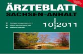 Ärzteblatt Sachsen-Anhalt Oktober 2011