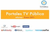 Google analytics TV Pública - 2011 Enero