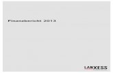 LANXESS Finanzbericht 2013