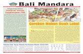 Tabloid Bali Mandara Edisi VIII  16 - 30 April 2013