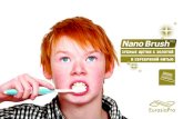 Nano Brush - Зубные щетки с золотой и серебряной нитью