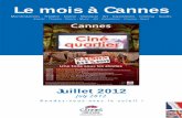 Le mois à Cannes juillet 2012